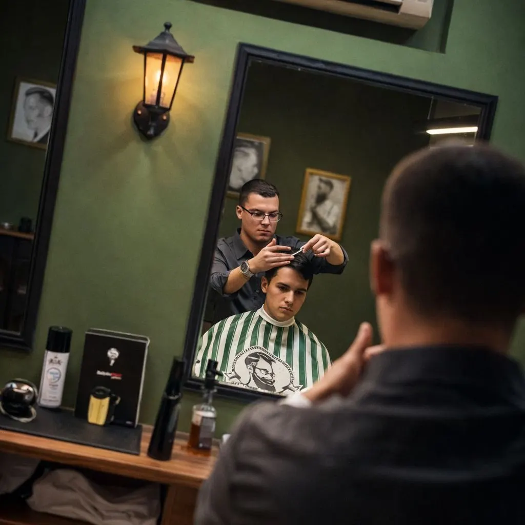 Corte + barba en MadMen Barbería Madrid