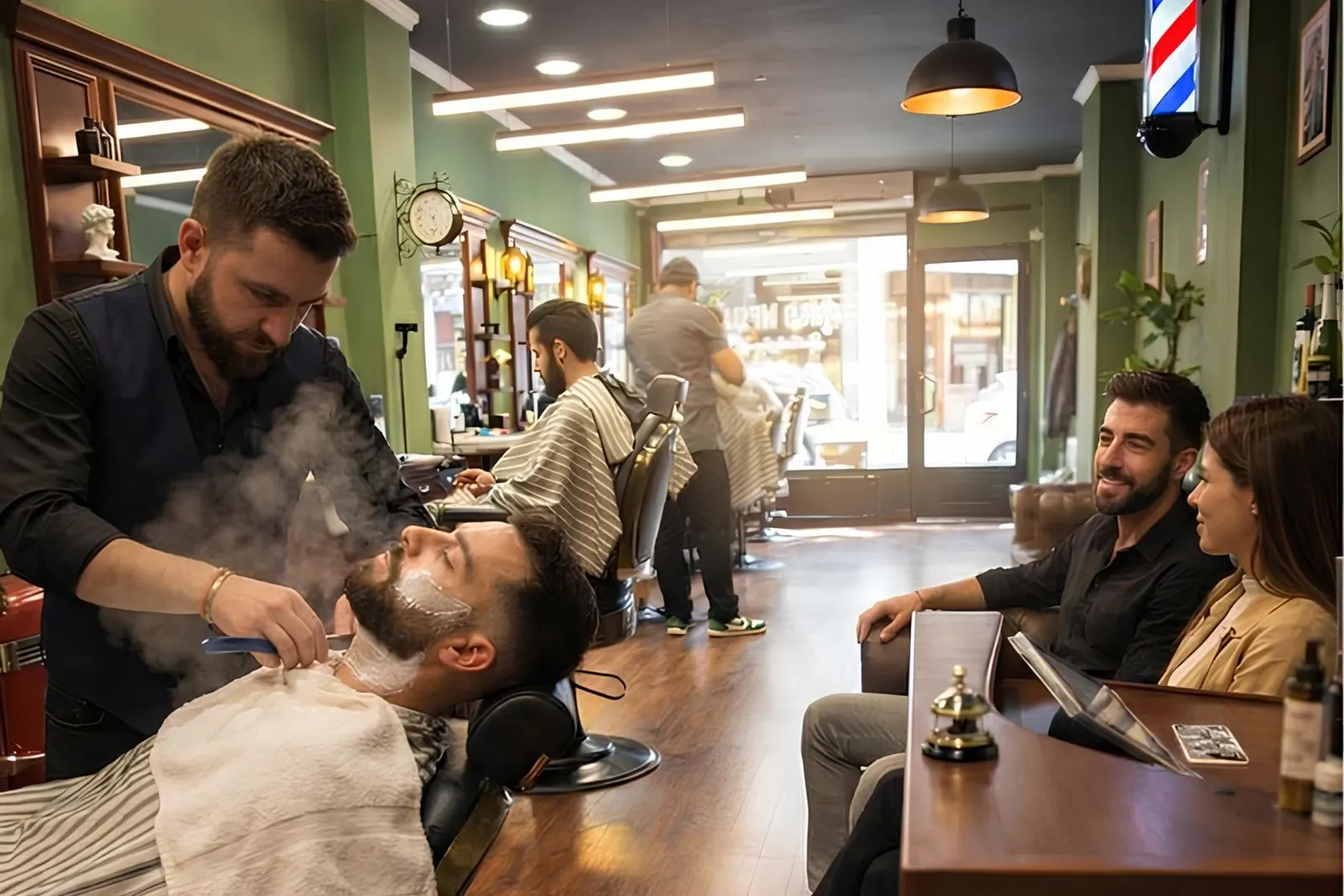 Arreglo de barba en MadMen Barbería Madrid